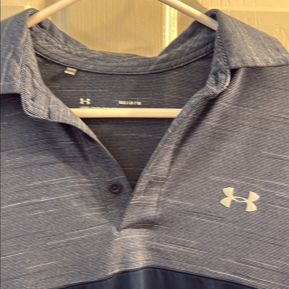 Under Armour Men's Blue Polo Shirt